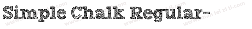 Simple Chalk Regular字体转换